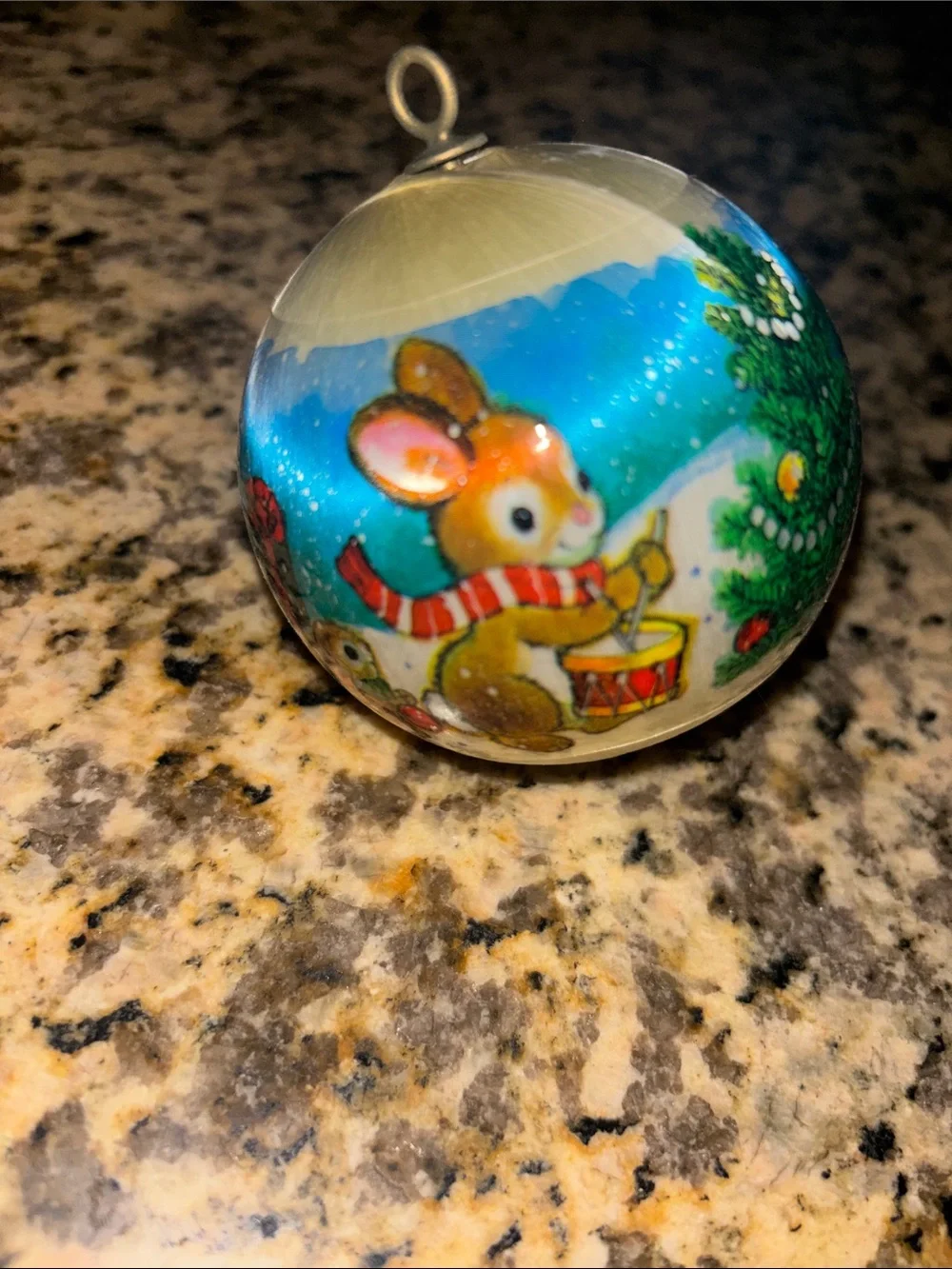 Vintage Holiday Greetings Ornament